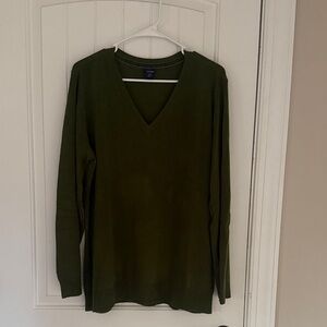 Basic Editions Olive Knit Top